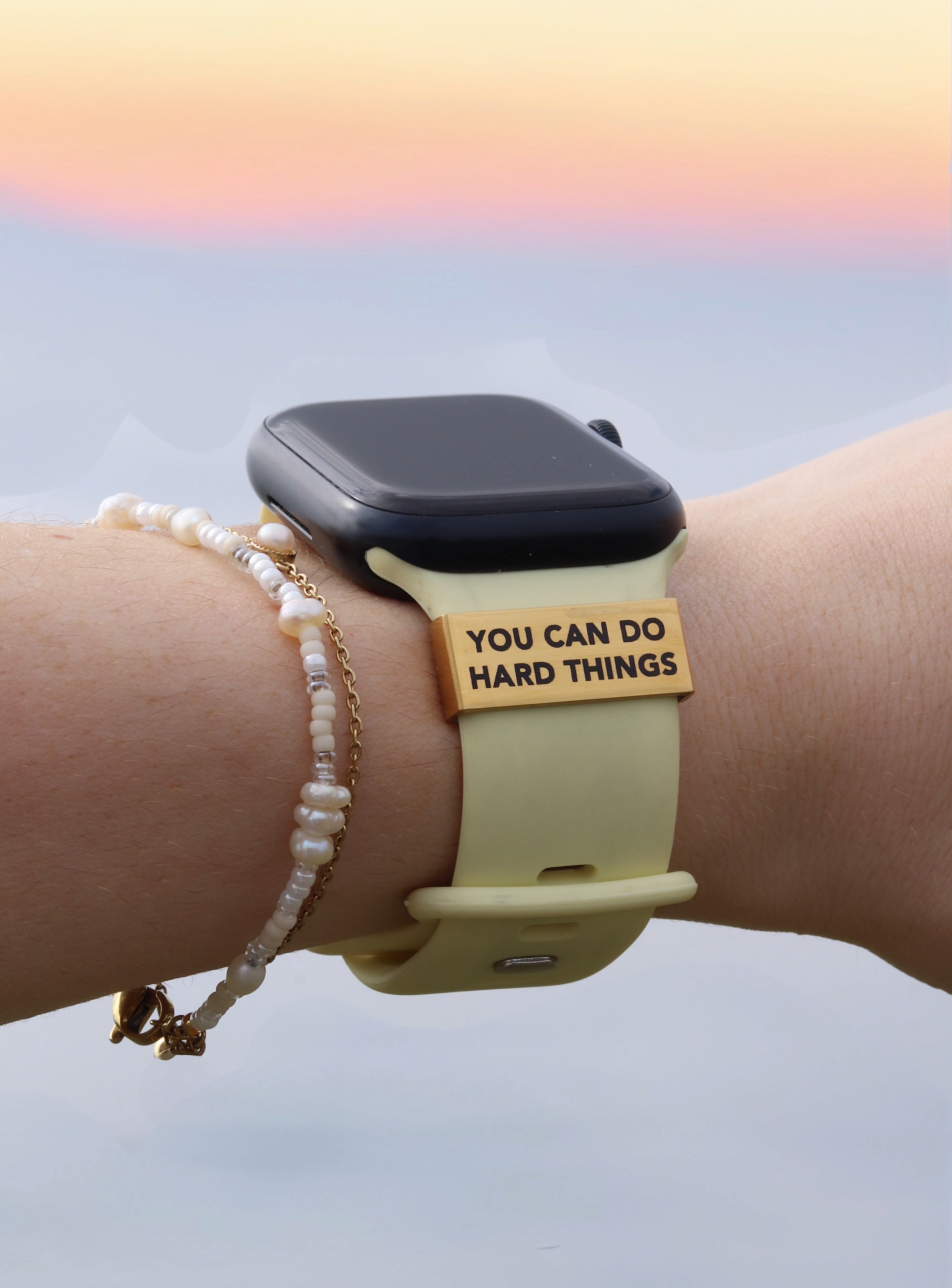 ‘You Can Do Hard Things’ Watch Charm