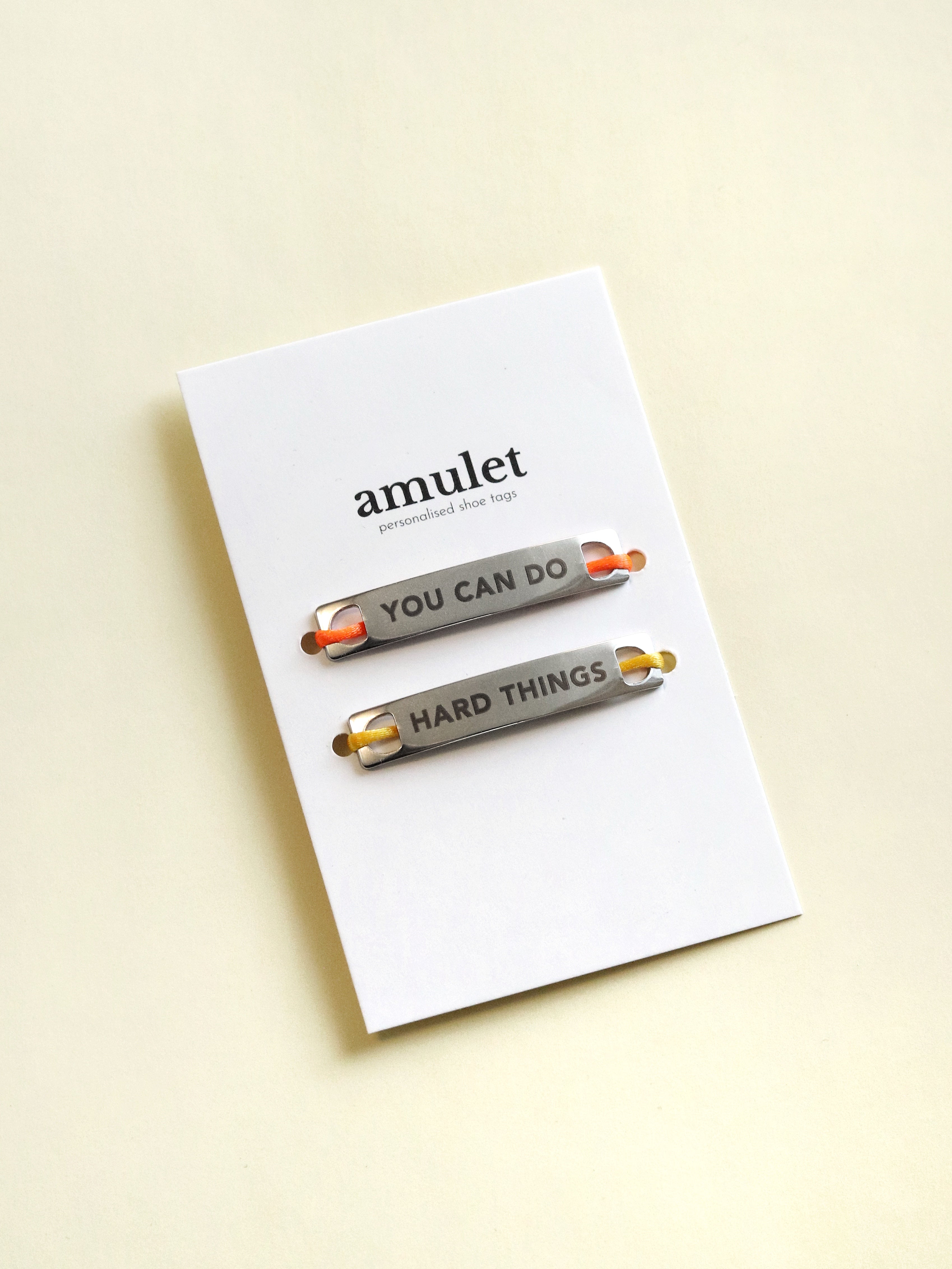 'You can do hard things' Shoe Tags
