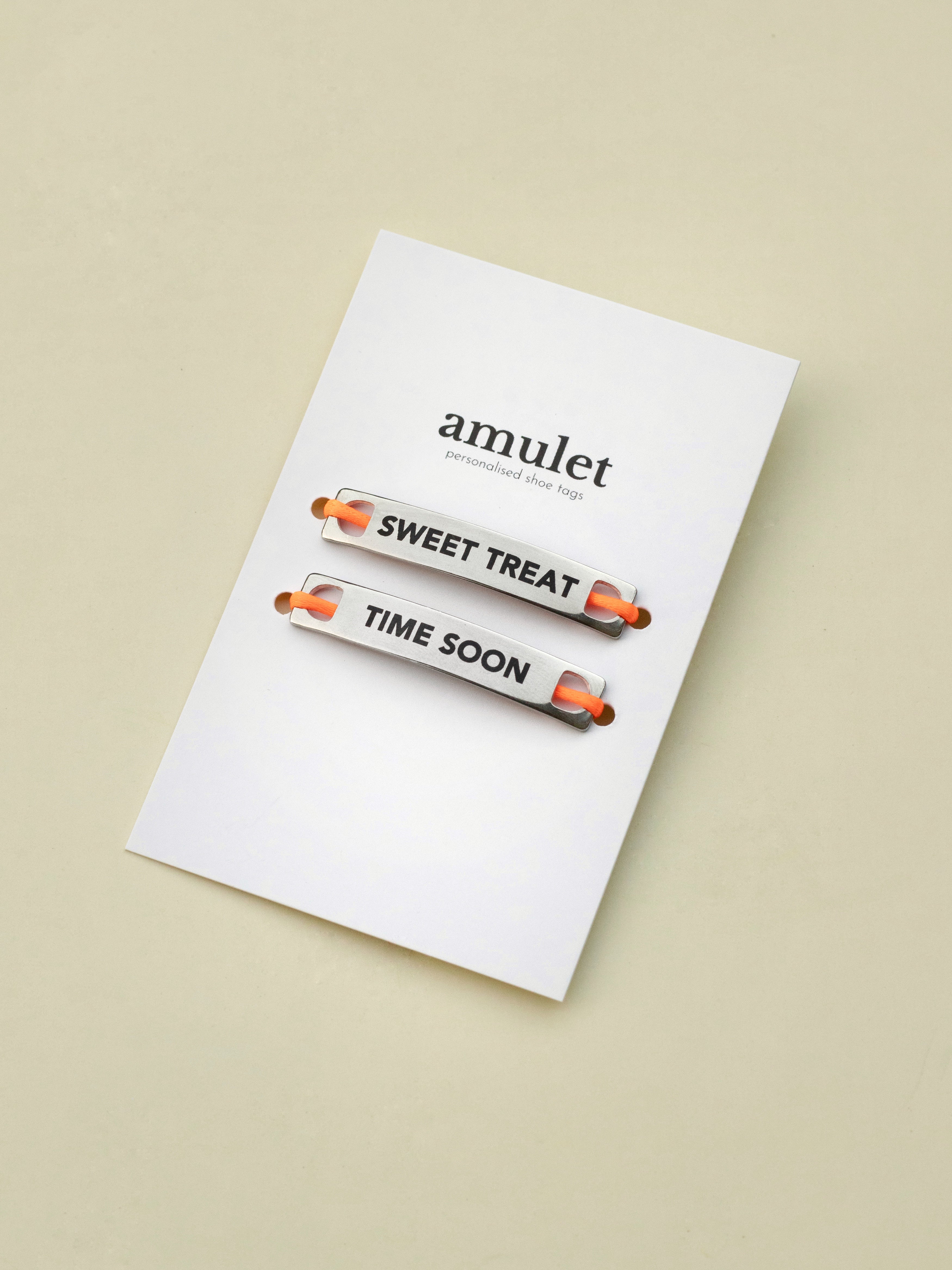 'Sweet Treat Time Soon' Shoe Tags – My Amulet