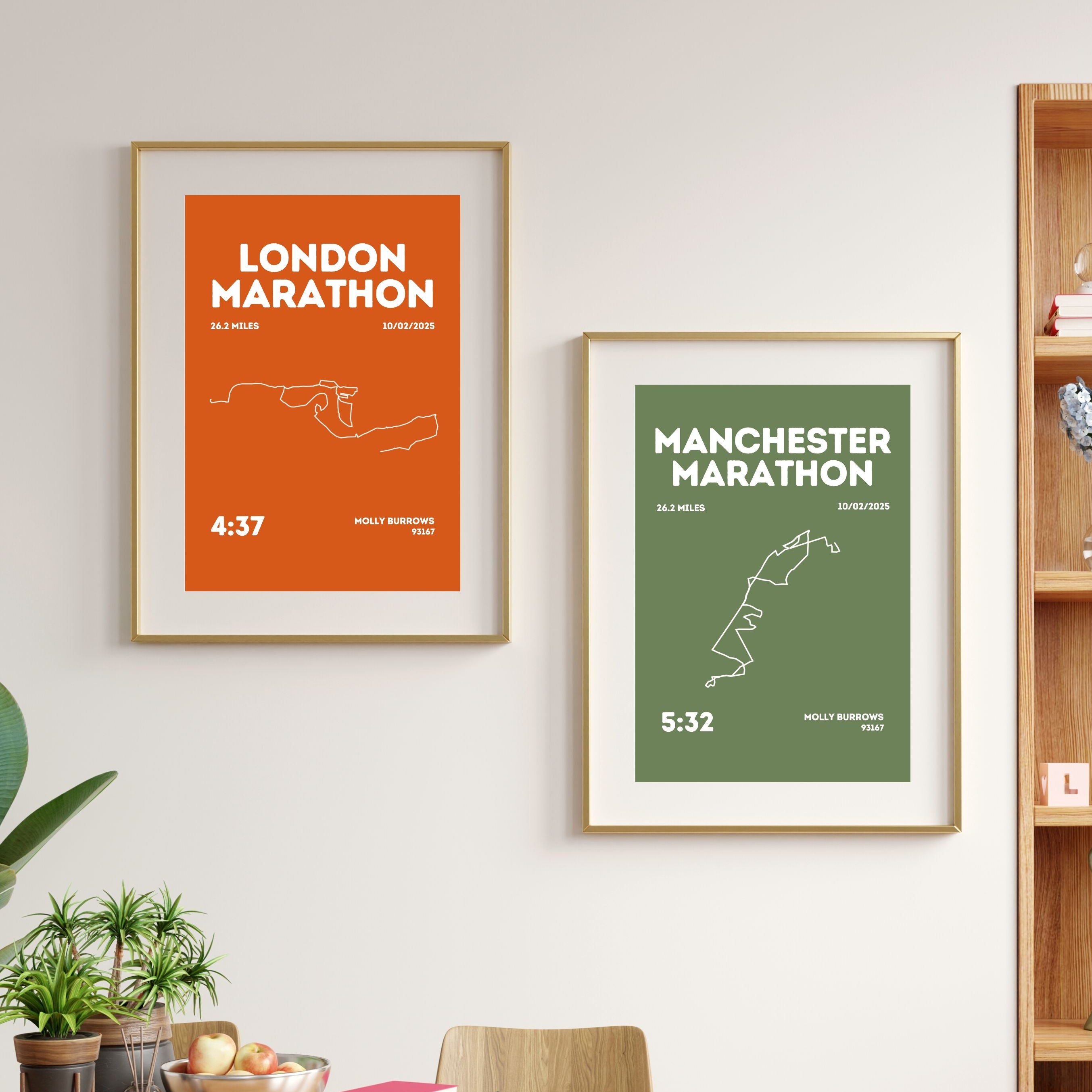 Personalised Marathon Print